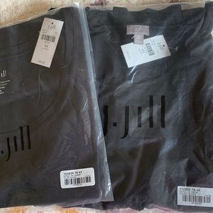 NWT black tank tops from JJill (plus)
